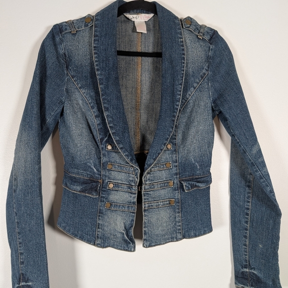 Candie's Jackets & Blazers - Candie's Denim Jacket with Brass Button Detail
